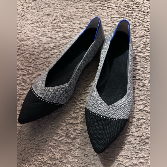 Rothy's Black and Gray Flats - Picture 3 of 5